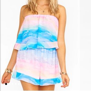 Show Me Your Mumu Thelma Romper Mermaid Mumaid Size Medium
